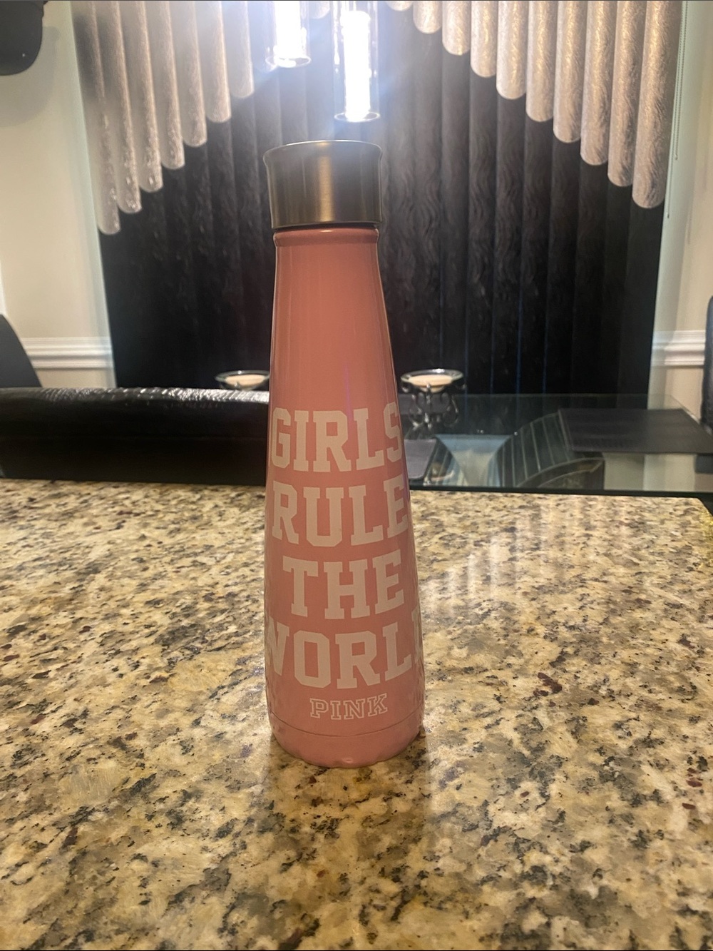 PINK Victoria’s Secret water bottle metal